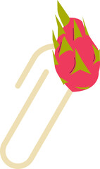 Cute Paperclip with Fruit