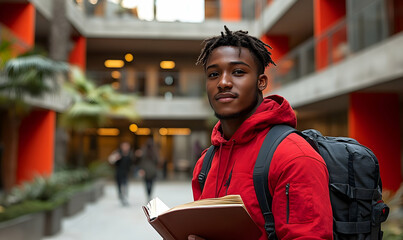 Young student urban portrait