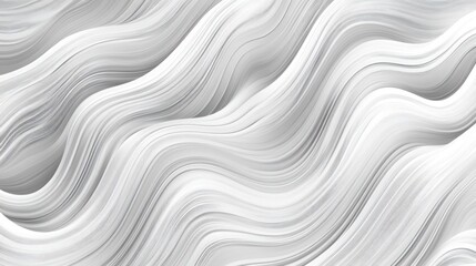 Obraz premium Abstract grayscale wavy background with flowing lines and smooth curves.