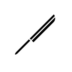knife glyph icon