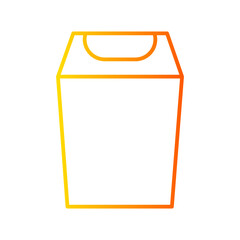 trash gradient icon