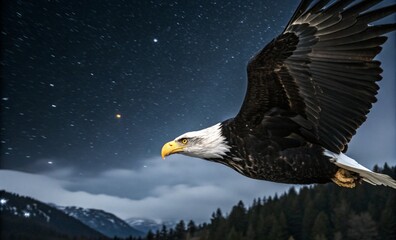 Fototapeta premium american bald eagle