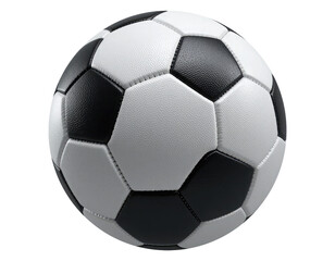 Obraz premium Soccer Ball Cut Out isolated on Transparent Background.