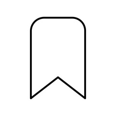 bookmark line icon