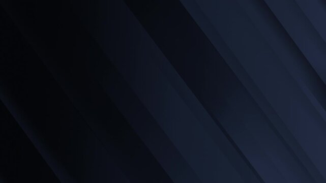 4k Elegant dark blue green grey black seamless looped men background. Diagonal white stripes animation. Geometric 3d BG. Male business office style. Luxury design template. Animated soft pattern