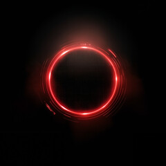 The luminous line effect against a black background