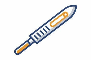 Minimal Surgery Scalpel Icon Clean and Sleek