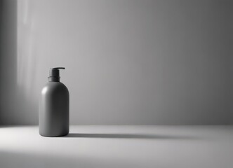 Subtle shadow play on a muted gray, perfect for showcasing products,  highlight,  contemporary,  visual merchandising