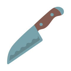 Knife illustration, clipart, isolated on white background