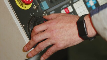 Operator is responsible for adjusting the machinerys intricate control panel settings. Media