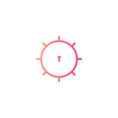 keyhole gradient icon