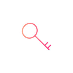 key gradient icon