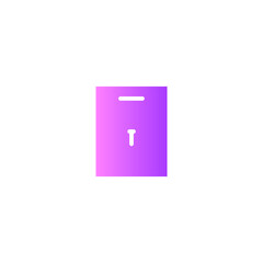 keyhole gradient icon