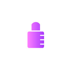 Fototapeta premium padlock gradient icon