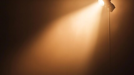 Warm Studio Light Beam.