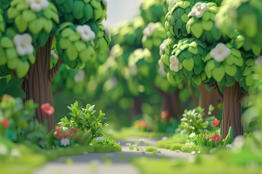 Curved highway on asphalt road  a detailed 3d visualization of dynamic road design