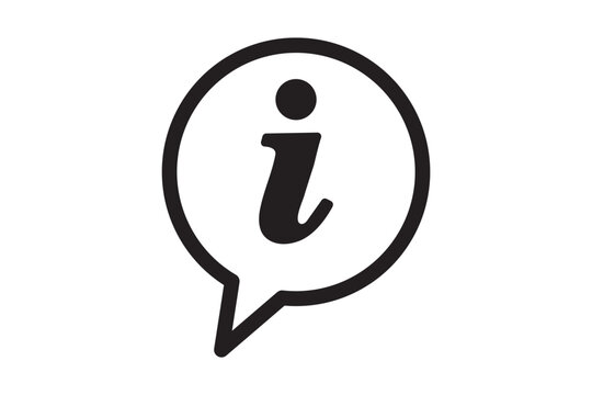 information icon - info symbol . hint information . vector illustration on blank background.