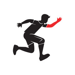 running man silhouette