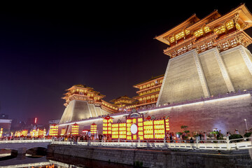 Yingtian Gate is the south gate of Luoyang city, China