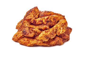 Deliciously Stacked Crispy Fried Chicken Strips Perfectly Made for Your Next Meal or Snack