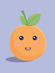illustation cute orage
