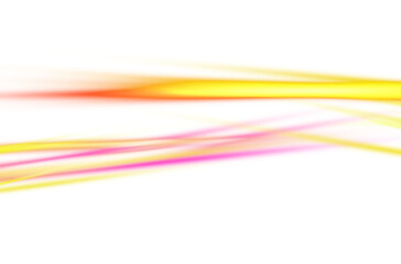 Transparent neon sparkles glowing overlay effects for graphical use. Neon glowing sparkling lights color. Neon thundering lights glowing on transparent background