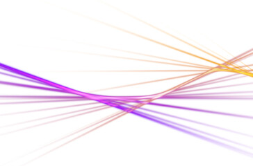 Transparent neon sparkles glowing overlay effects for graphical use. Neon glowing sparkling lights color. Neon thundering lights glowing on transparent background