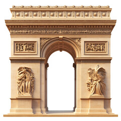 Detailed archway model for display