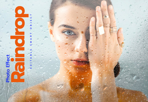 Raindrop Photo Effect 
