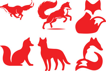 Fox Bundel simple icon. Vector ICON all icon Viktor	