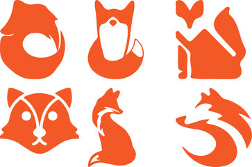 Fox Bundel simple icon. Vector ICON all icon Viktor	