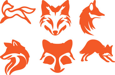 Fox Bundel simple icon. Vector ICON all icon Viktor	