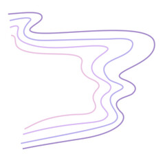 Abstract line vector
