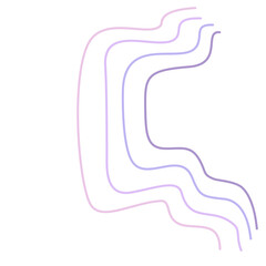 Abstract line vector