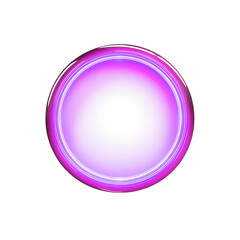 Obraz premium Glowing purple orb with a bright white center on a stark view transparent background png