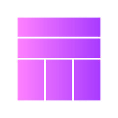 Fototapeta premium web gradient icon