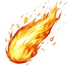 Fiery Ball of Fire, Blazing Comet