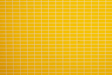 Yellow grid pattern background with white lines
