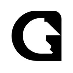 Simple black silhouette of the California state outline with the word "CALIFORNIA" below. A clean, bold graphic design featuring a solid black silhouette of the California state shape with the word "C