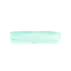 light green ink scribble on white background
