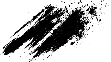 Vector black and white with grunge style, scratch and texture elements for design. abstract black and white brush strokes on a canvas with Black ink texture.	
