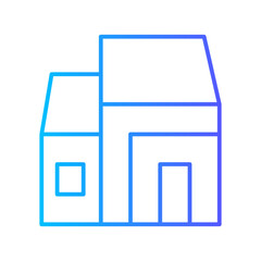 house gradient icon