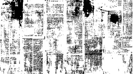 background of old vintage newspapers. Grunge newspaper texture, Vintage newspaper texture background. Vector white and black newspaper paper grunge vintage old aged texture.