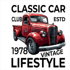 Take your T-Shirt design to the next level by using this Antique Classic Car T-Shirt design template by Dirtyline Studio. Use this ready-to-use T-Shirt design and start designing like a Pro