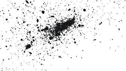 Dirt dust texture isolated on white background, top view. Old dusty grain film overlay. Scratched dotted texture. 