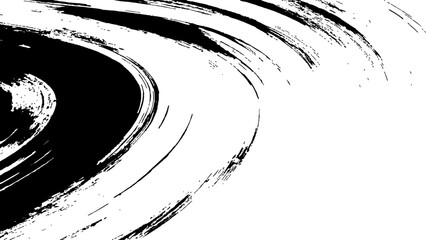 Fototapeta premium Grunge black and white urban vector texture. design brush strokes. Overlay texture. Faded black-white dyed paper texture. Sketch grunge design. Use for poster, cover, banner, mock-up, stickers layout.