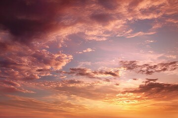 Fototapeta premium Dramatic sunset cloudscape (1)