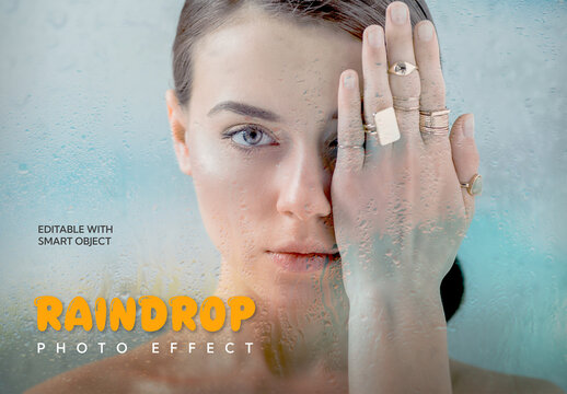 Raindrop Photo Effect