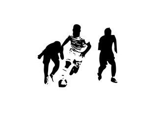 football players vector