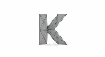 Obraz premium letter K